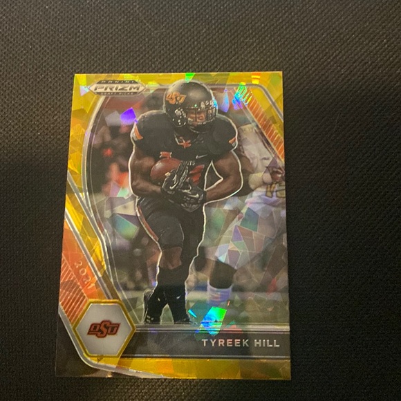 Tyreek Hill - 2021 Panini Prizm Draft Picks #59 (Gold cracked ice ) - Picture 1 of 2